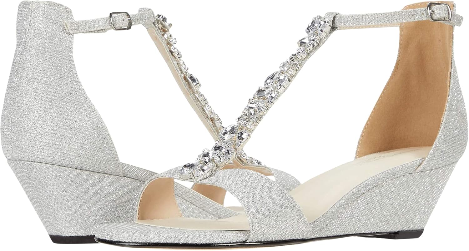 Touch Ups Women's Beatrix Platform, Silver, 8.5