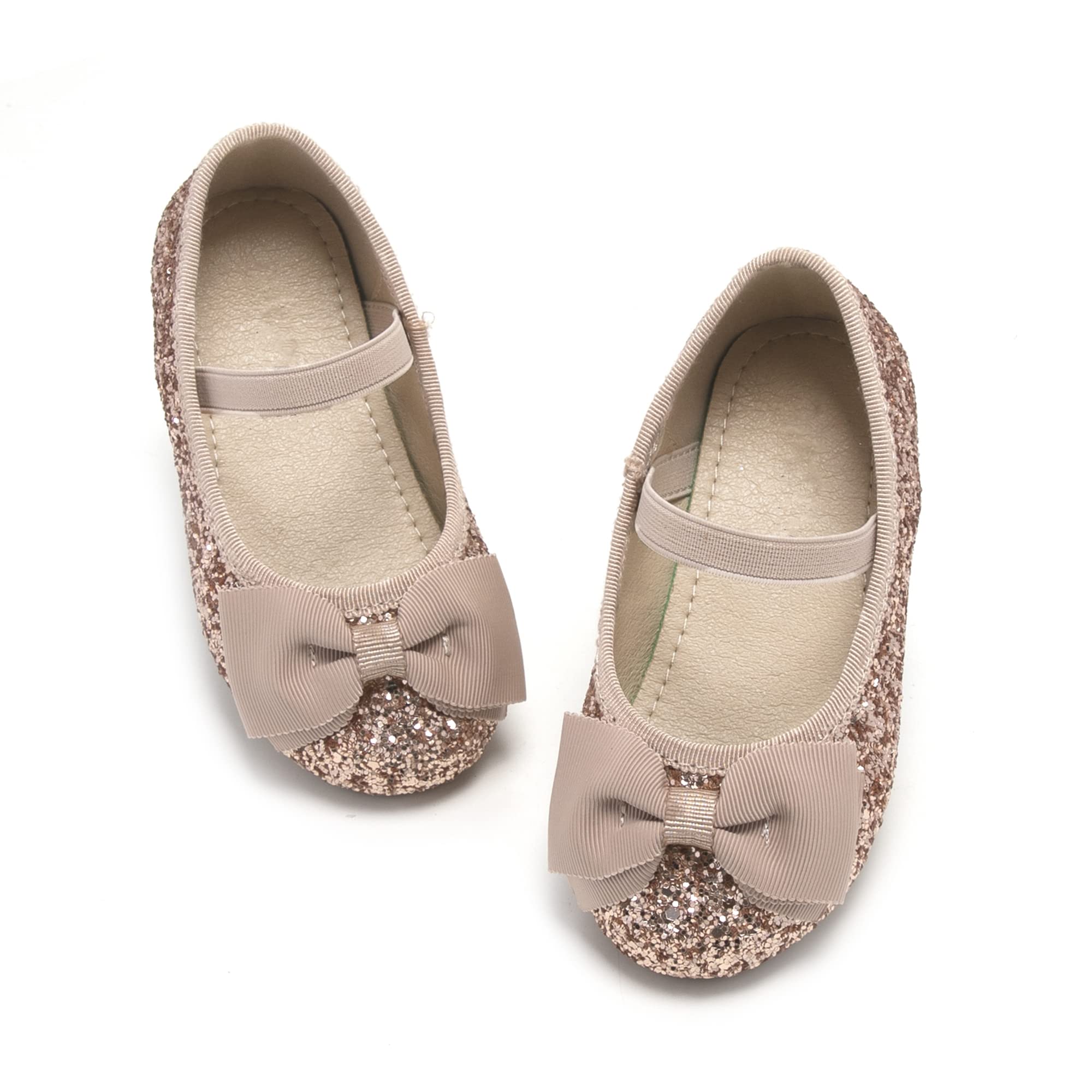 Kiderence Little Toddler Girls Dress Shoes Ballerina Ballet Flats Kids Mary Janes