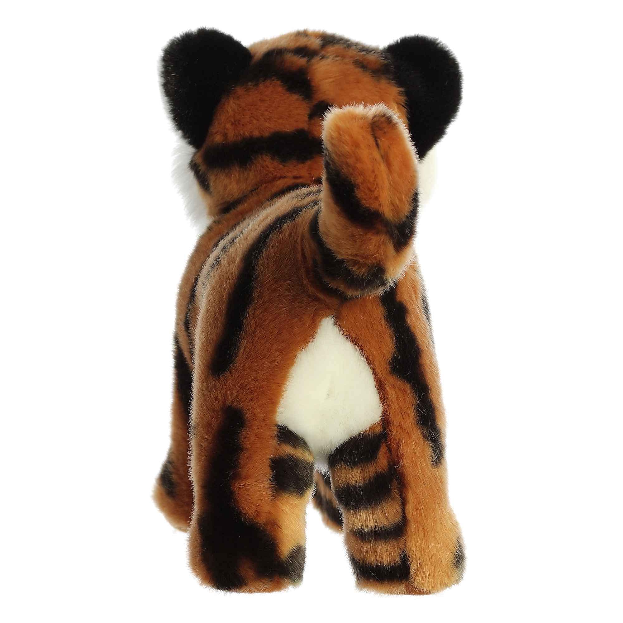 Aurora(r) Realistic Miyoni(r) Bengal Tiger Stuffed Animal - Lifelike Detail - Cherished Companionship - Brown 10 Inches - Image 4