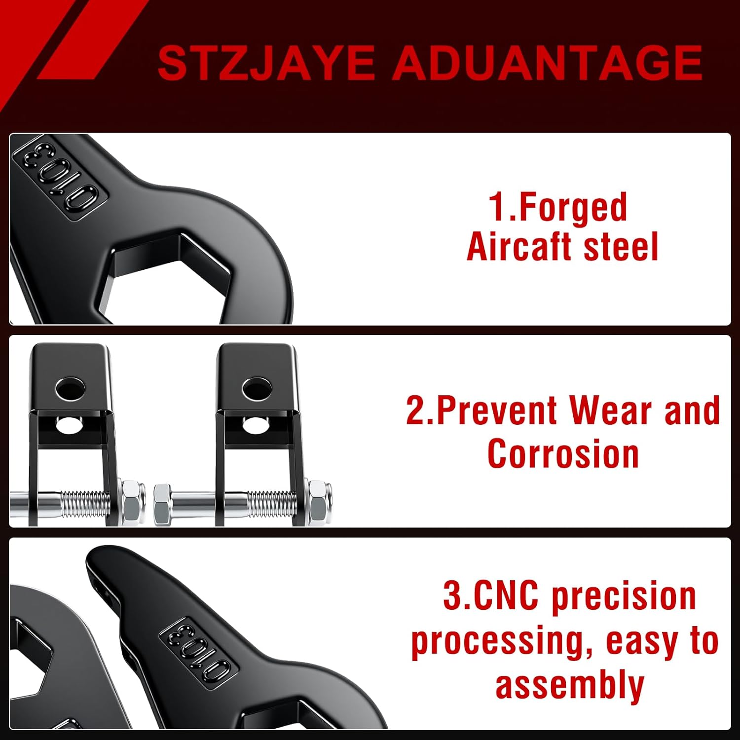 1-3in Front Lift Kits Compatible with 1995-1999 Silverado 4WD, 1-3" Leveling Lift Kit for 1999-2006 Sierra 1500 4WD, Aluminum Suspension Level Kit Forged Front Strut Spacers, 2pcs