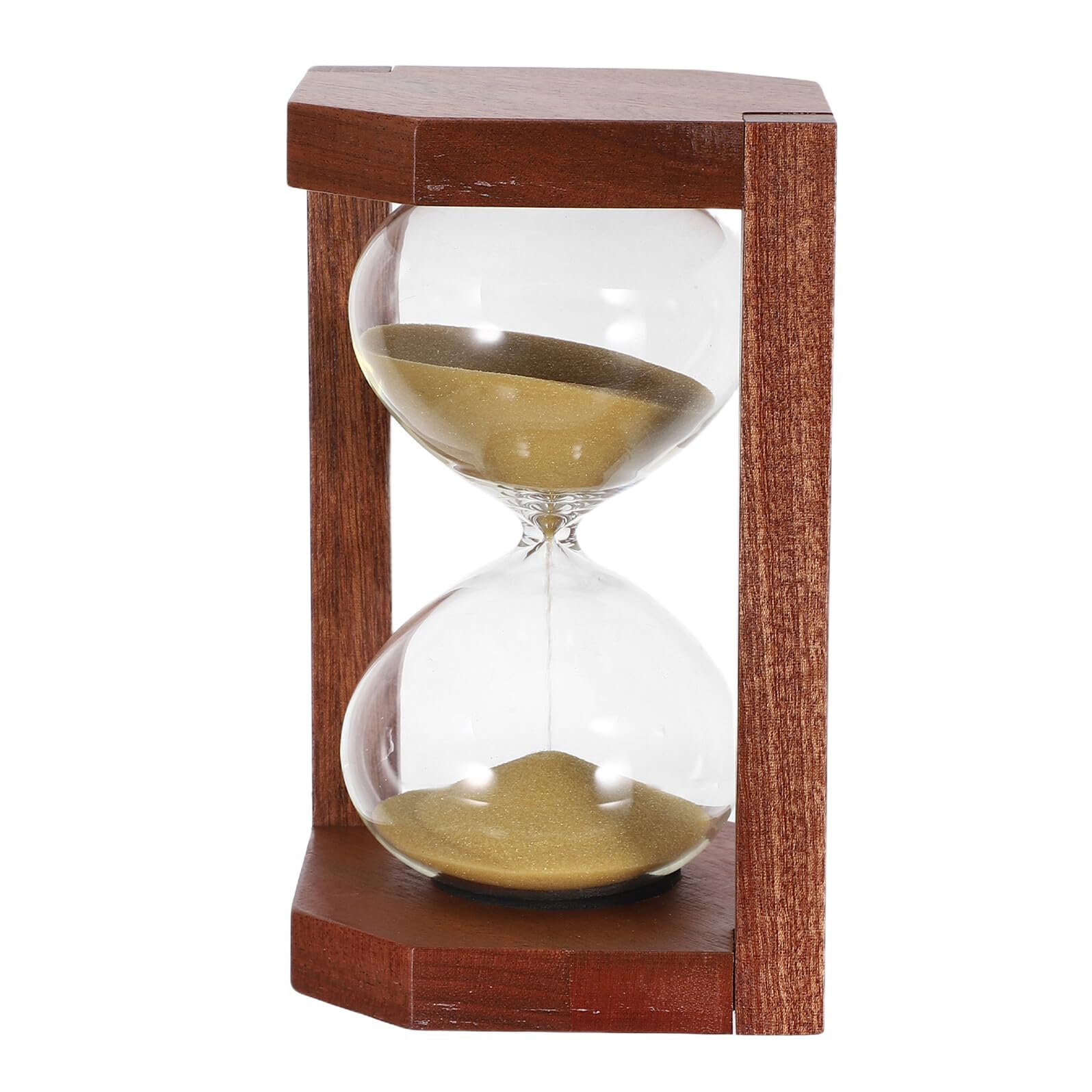 Temporizador Retro de Reloj de Arena de Madera Maciza 15 Minutos