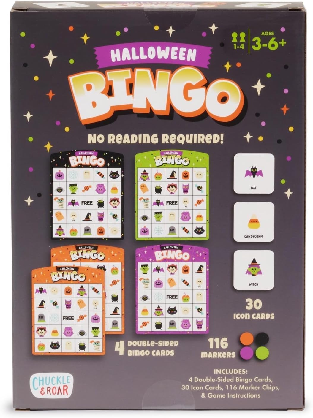 Chuckle & Roar Halloween Family Bingo