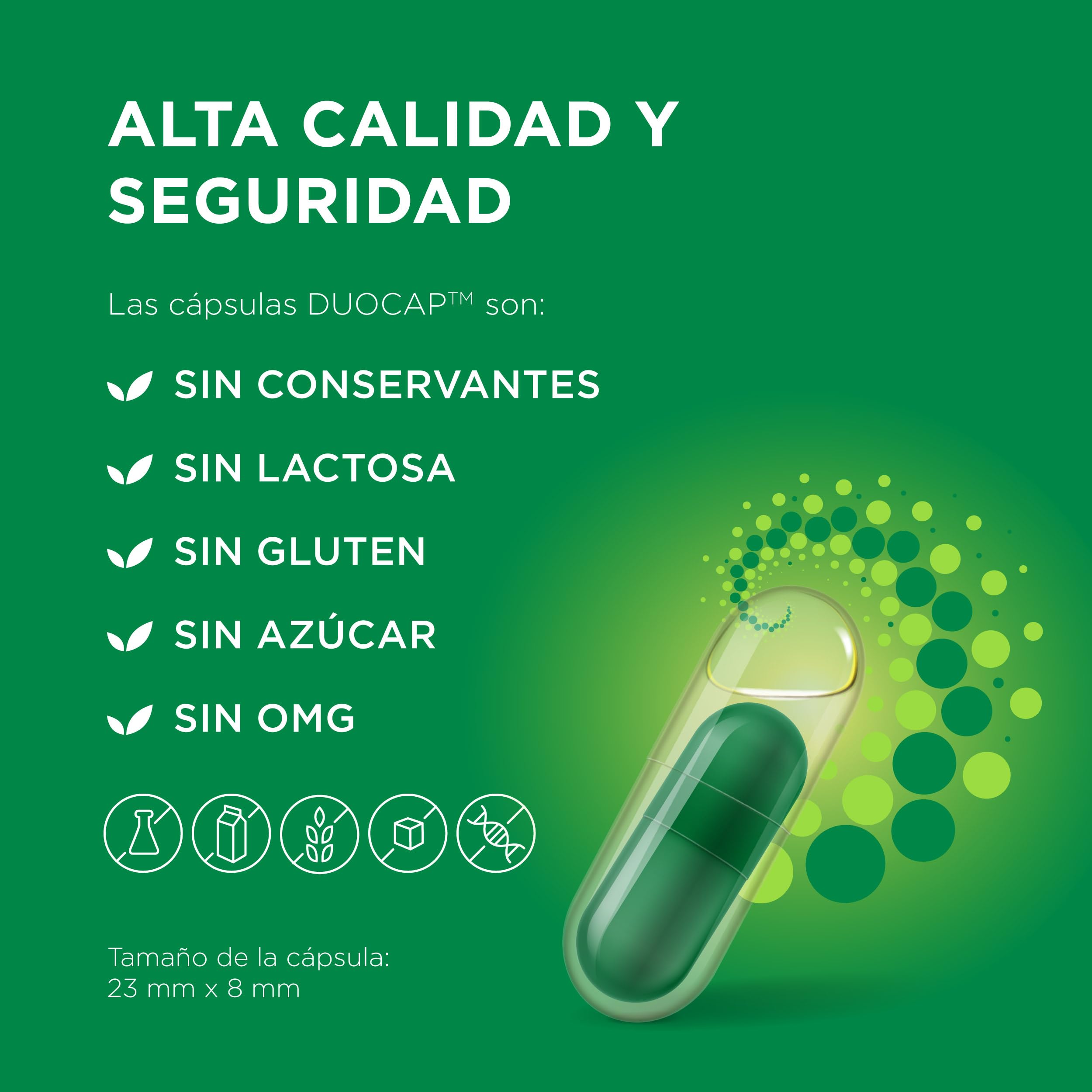ProCombo - Probiótico inteligente con acción dirigida de bacterias beneficiosas. Cápsula doble para máxima protección y fórmula líquida para resultados más rápidos: ¡1 cápsula por día! (30 dosis)