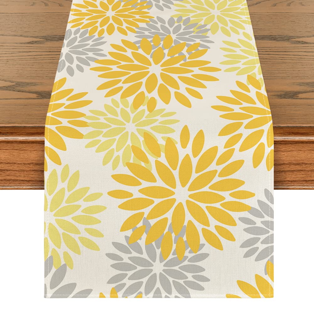 Runner Da Tavolo Artoid Mode Con Fiori - 40x240 Cm Per Estete E Feste - Foto 3