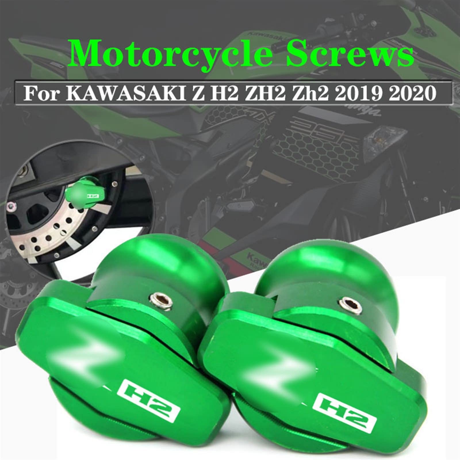 Glissières de cadre pour Kawasaki ZH2 Z H2 ZH 2 2019 2020