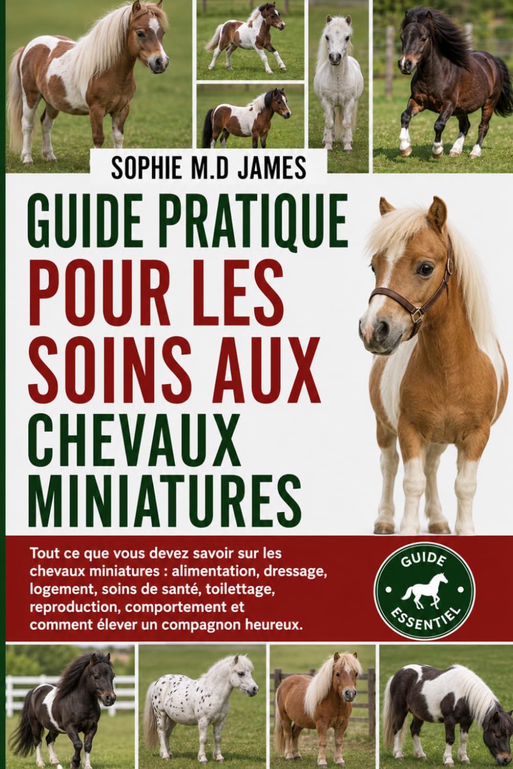 GUIDE PRATIQUE POUR LES SOINS AUX CHEVAUX MINIATURES: Tout ce que vous devez savoir sur les chevaux miniatures : alimentation, dressage, logement, ... et comment élever un compagnon heureux.