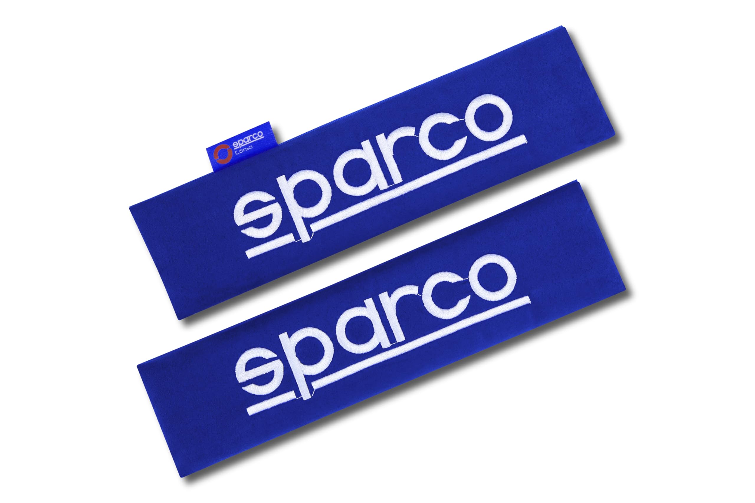 SPARCO SPC1204BL Seat Belt Padding Blue, 2 Units