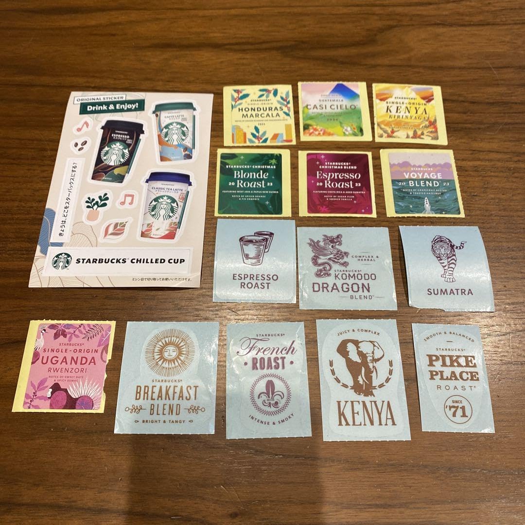 スターバックスビーンズステッカー
