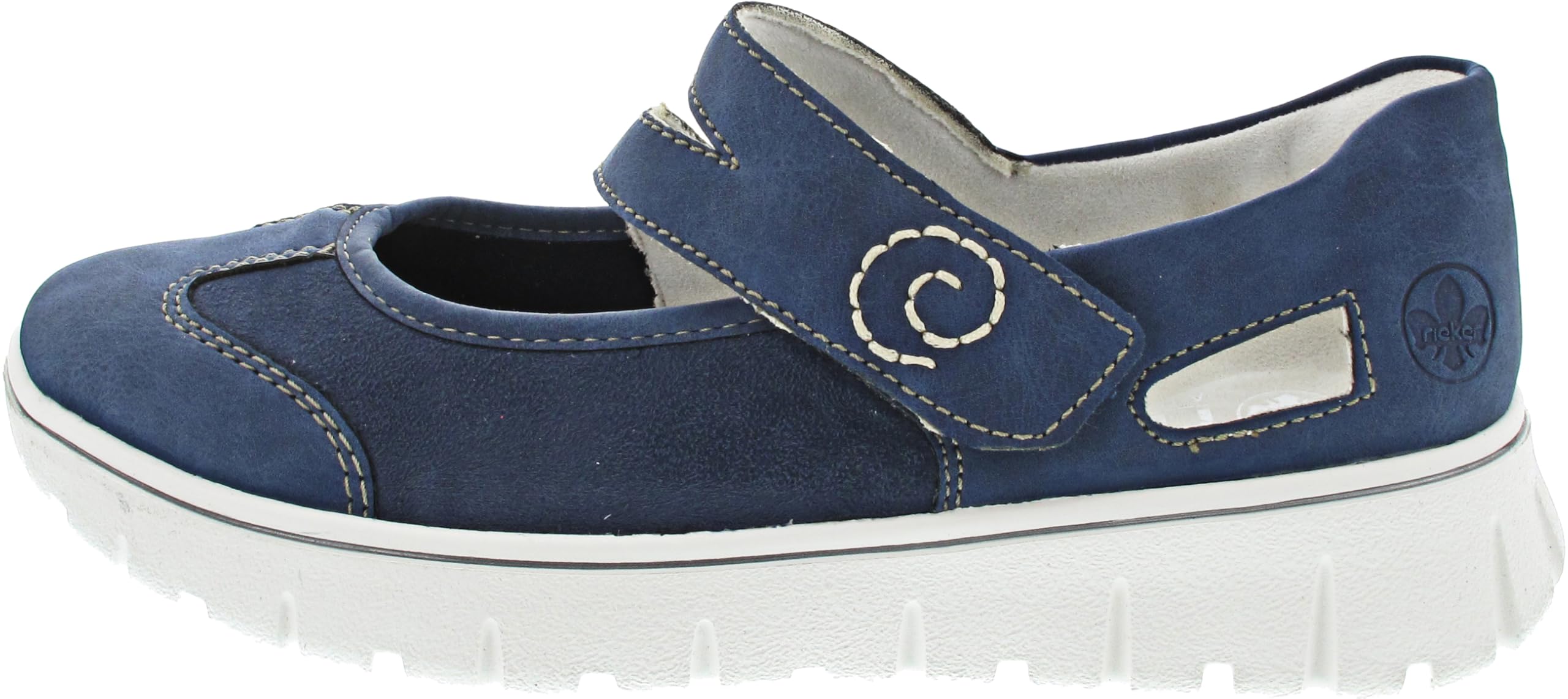 Rieker Ballerina Blue, Blue, 5 UK