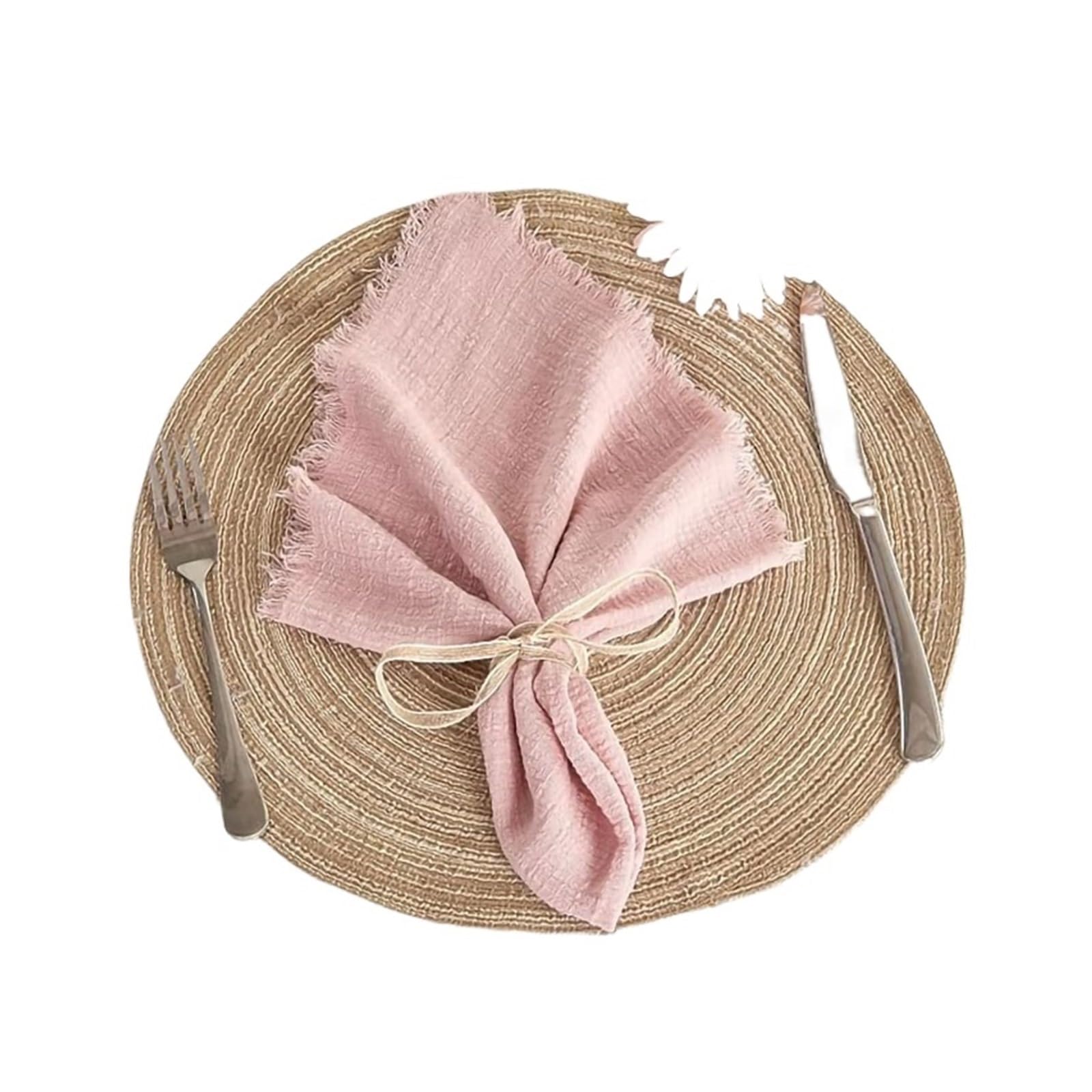 Cotton Gauze Napkins Retro Rustic 32x32cm 6PCS for table