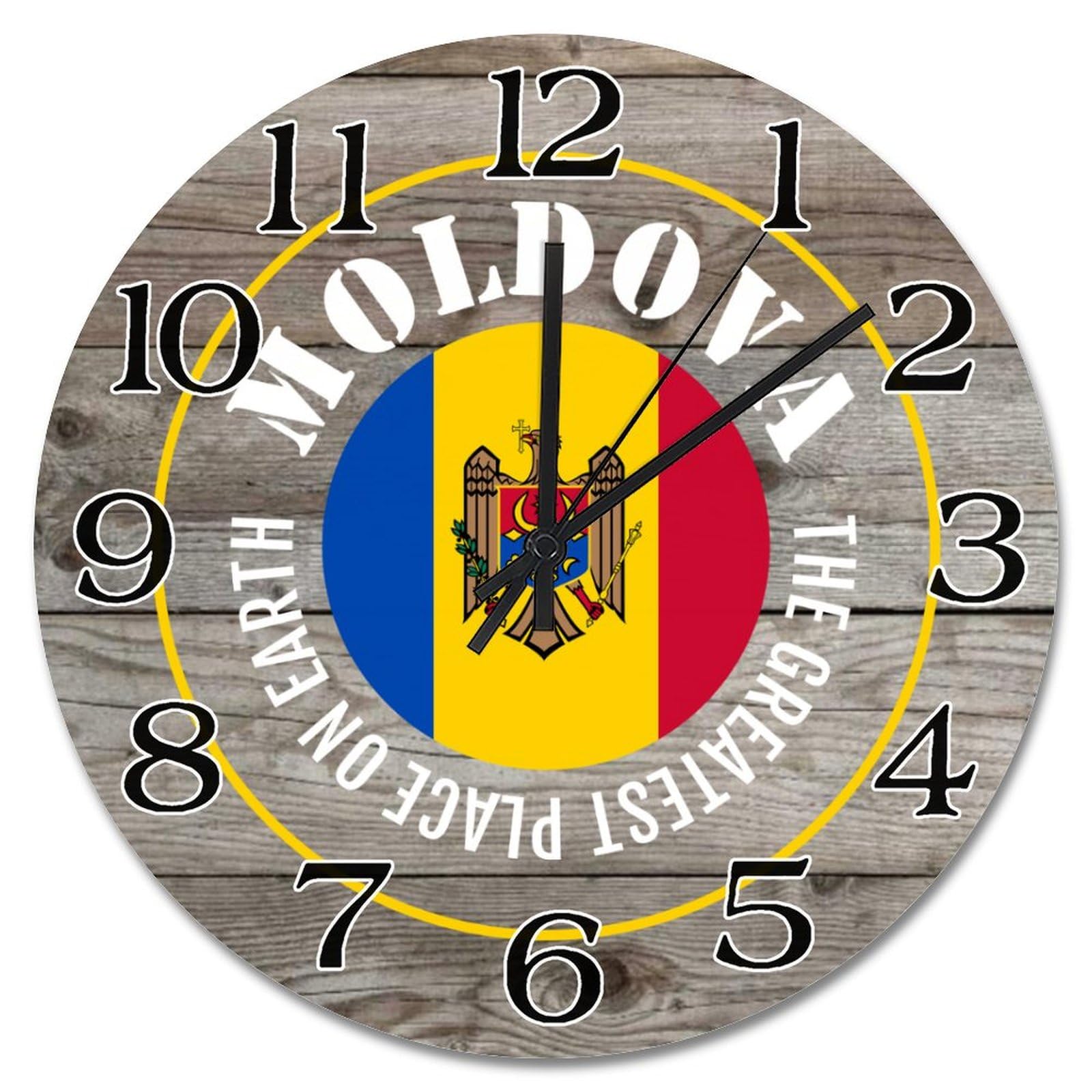 Horloge murale analogique 38cm Moldavie salon
