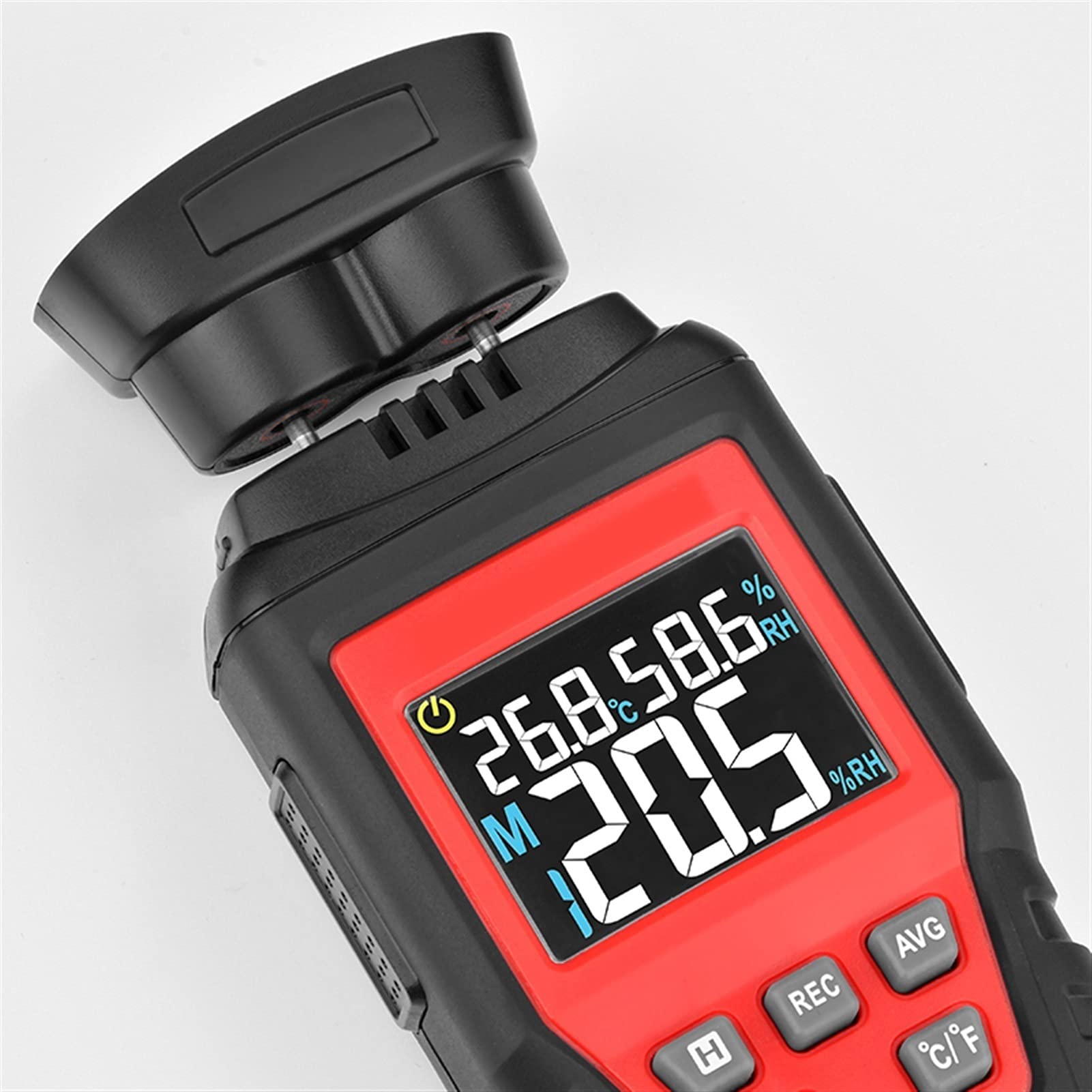 Miernik wilgotności Miernik wilgotności drewna Papier 0-99.9% Wilgotność Wilgotności Tester Higrometr Wall Timber Dampa Detector Duży wyświetlacz LCD