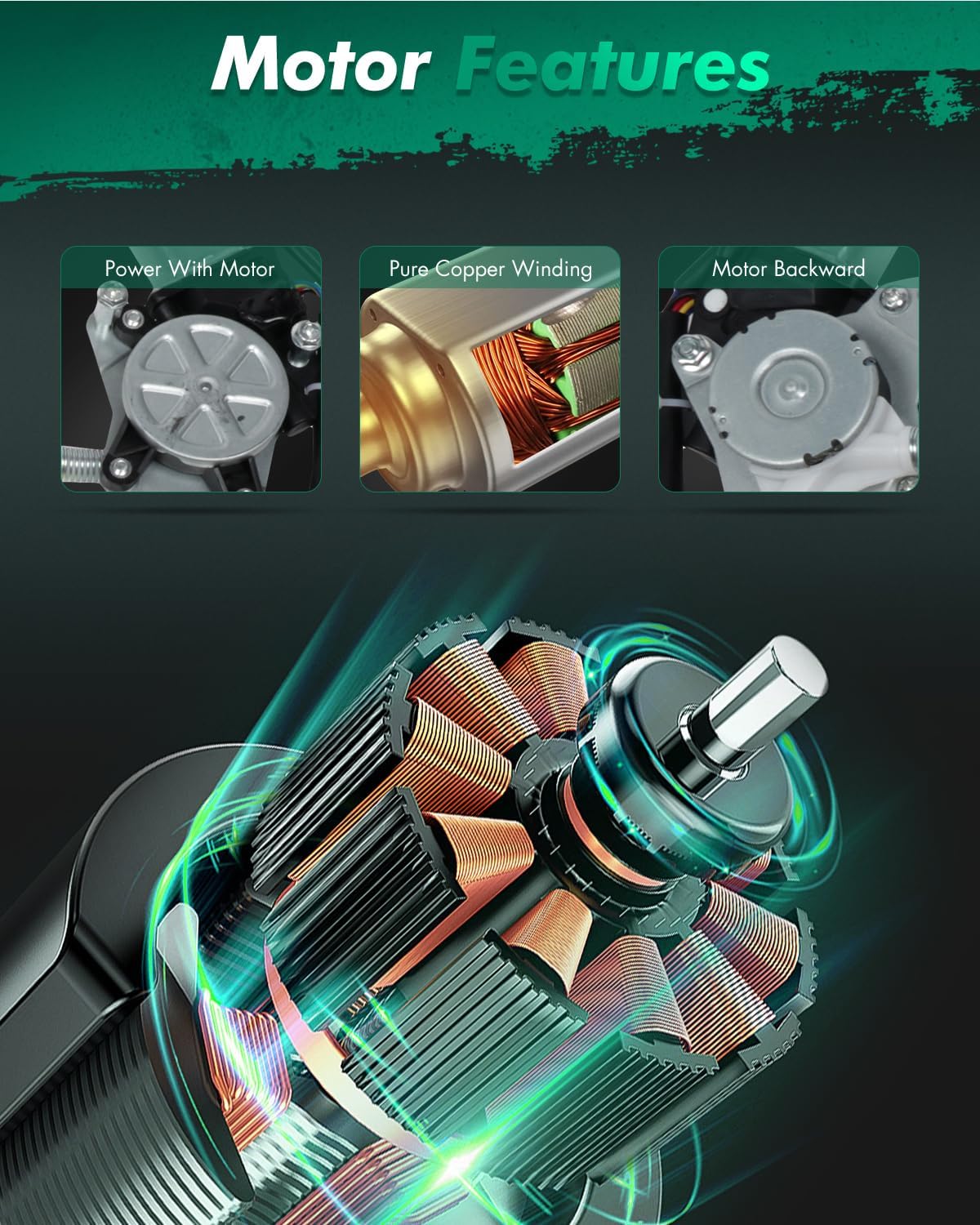 SCITOO Power Window Regulator and Motor fit for 2003 2004 2005 2006 for Acura MDX Front Left Side 748-916