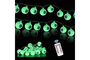 Halloween Lights: Spooky Eyeball String for Ghoulish Illumination