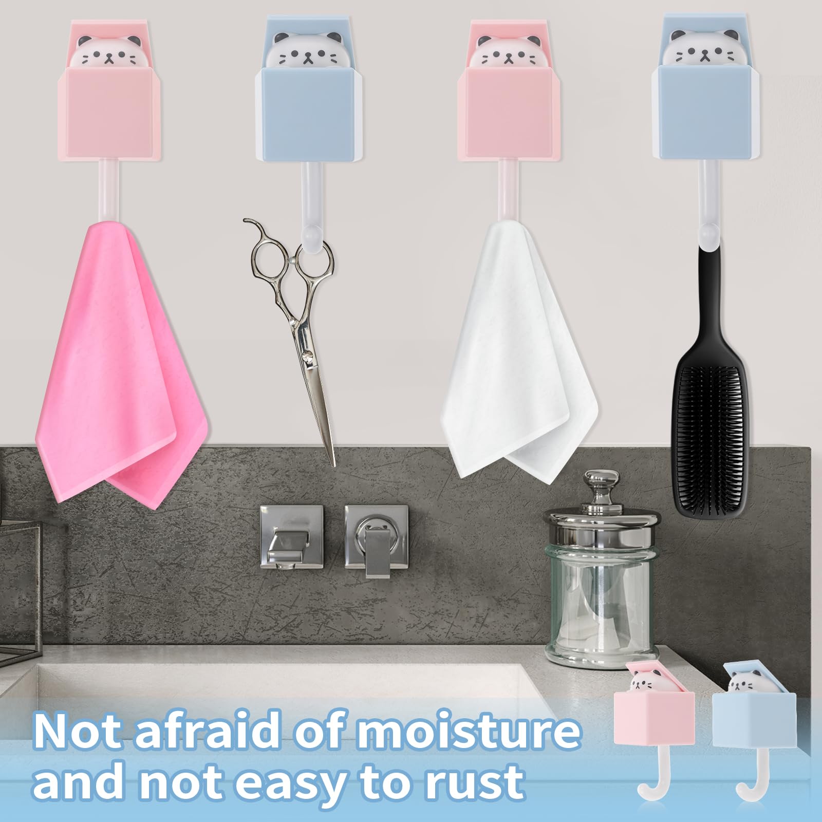 Crochets Muraux 4Pcs Crochets De Manteau Robuste Crochets De Serviettes
