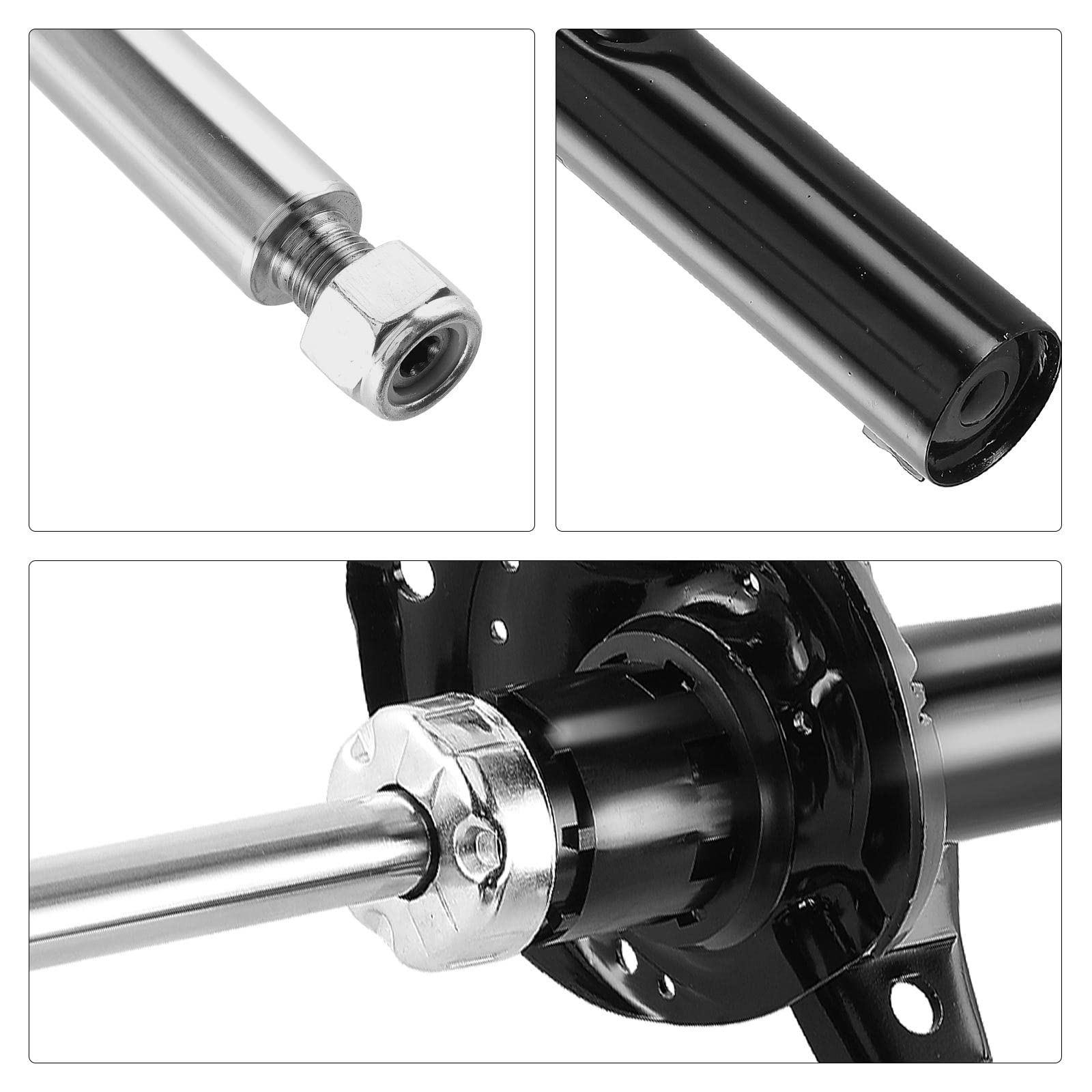 Frankberg 2 amortisseurs avant 533 mm à pression de gaz 5Q0413023FP | Compatible avec: Léon Kasten/Hatchback 5F1, A3 Limousine 8VM 8VS, A3 8V1 8VK, O.c.t.a.v.i.a III 5E3 NL3 NR3