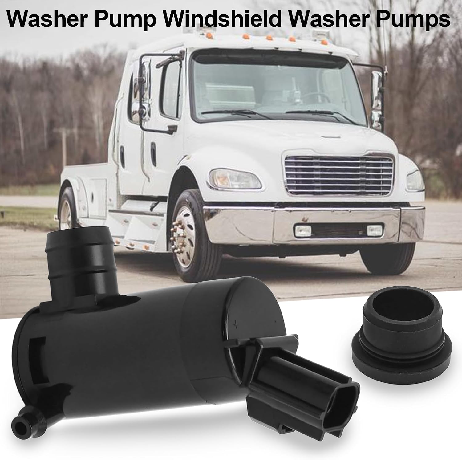 Washer Pump HLK7044 Windshield Washer Pumps Compatible with FREIGHTLINER A2266986000