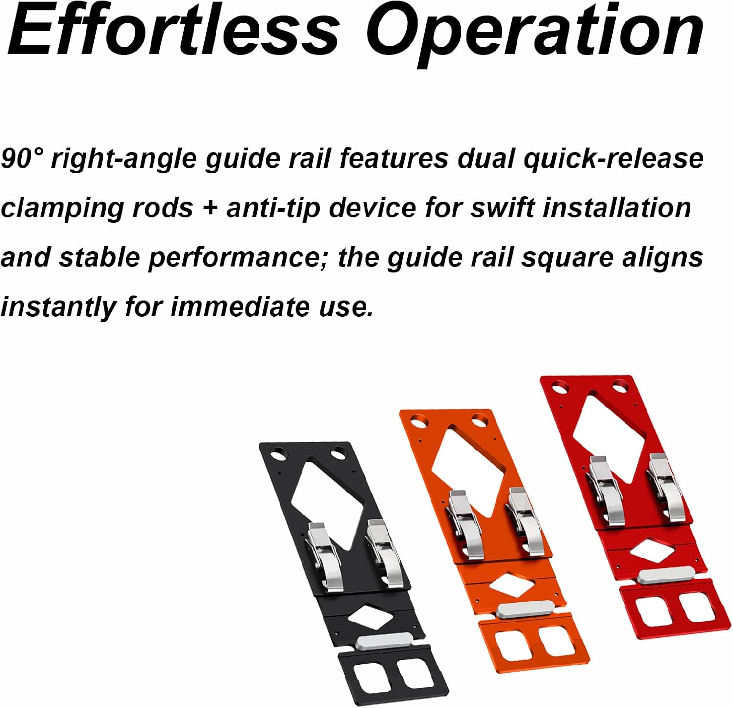 11.81" Track Saw Guide Rail Square,90° Right Angle Track Saw Square Compatible with Festool, Makita Powertec, and WEN for Workshop and Construction Site (Red)