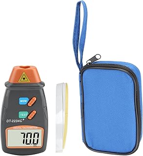 EVTSCAN Digital Laser Tachometer Handheld Small Engine Tachometer Non Contact RPM Tester Speed Meter Tool for Chainsaw