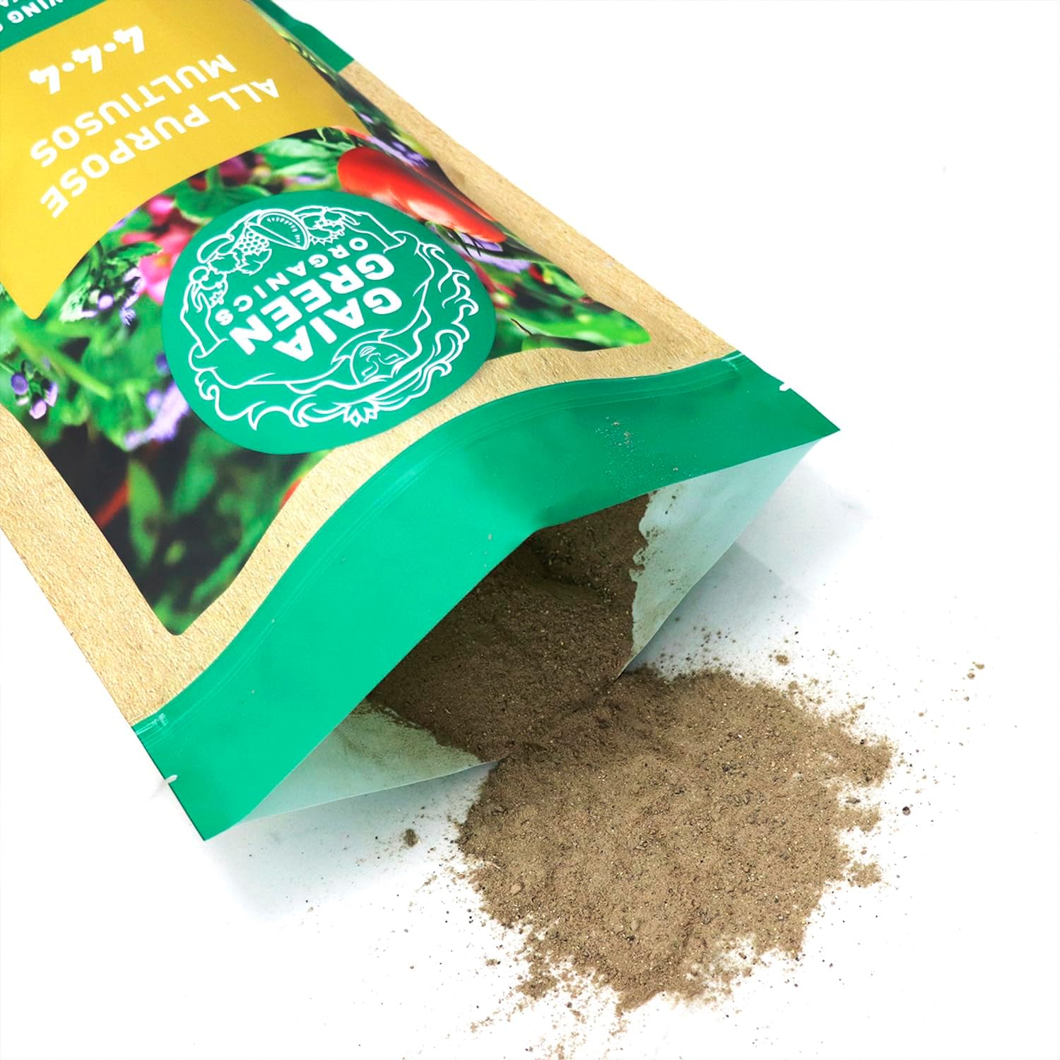 Gaia Green Perfect Pack Organic Fertilizer Set, Includes 2L Worm Castings, 2kg All Purpose 4-4-4, and 2kg Power Bloom 2-8-4 for Professional Organic Gardening