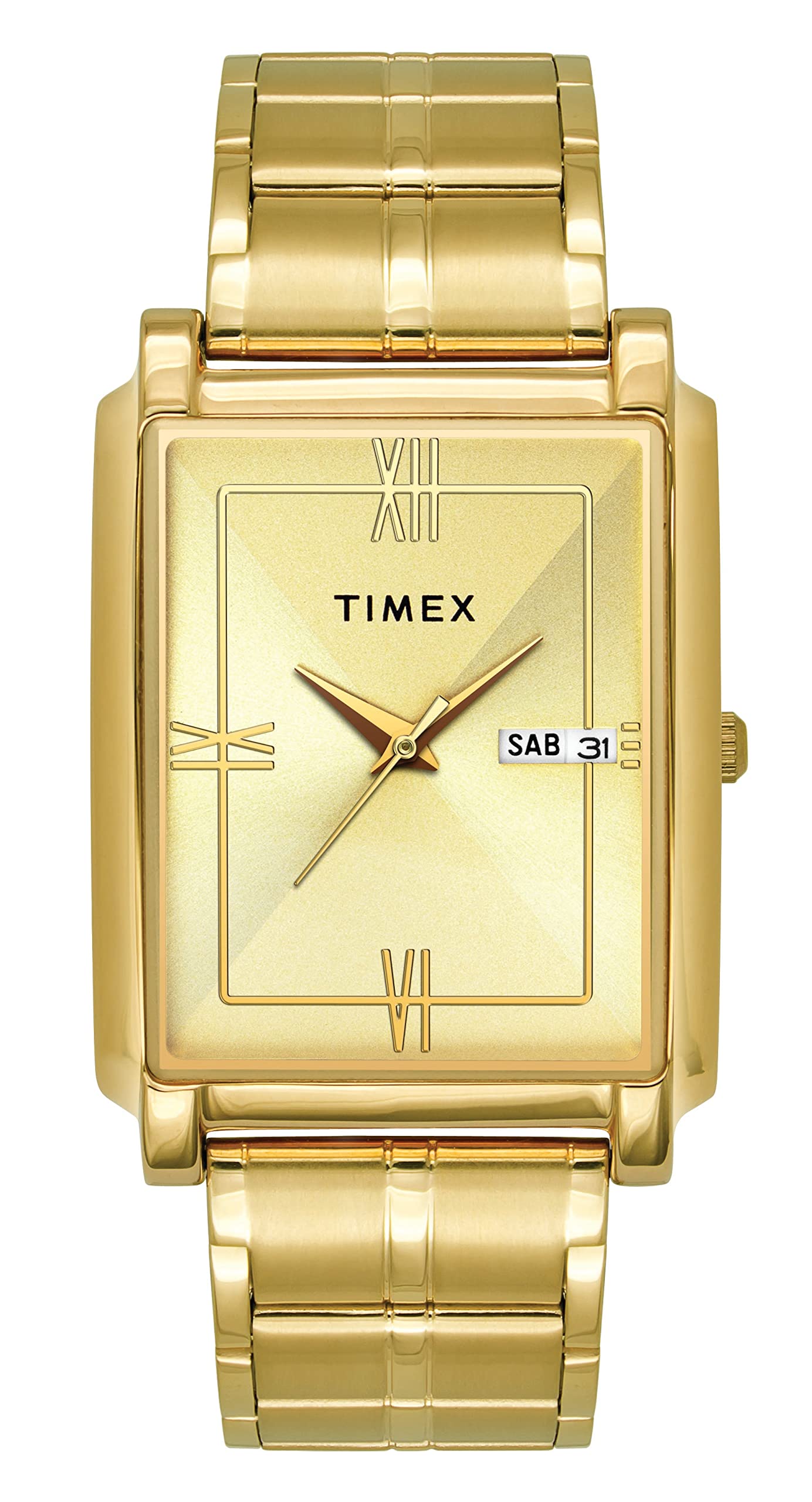 TIMEX Men Stainless Steel Analogue Champagne Dial Watch-Tw000W910, Band Color-Gold (B082HS717B) Amazon Price History, Amazon Price Tracker