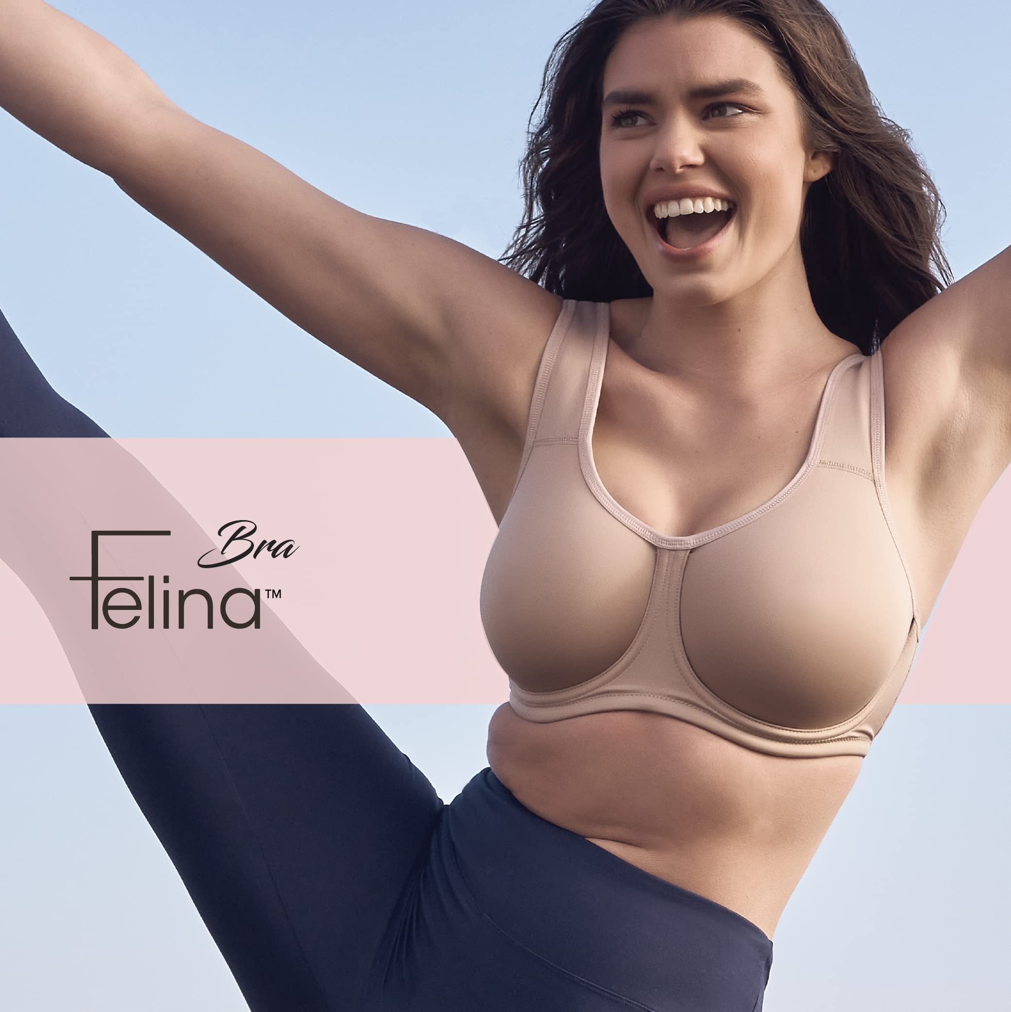Felina Paramour Body X Reggiseno sportivo con ferretto