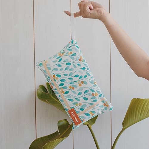 Miniatura 6 de Paquete de 12 paños de rayón de bambú con bolsa de embrague multiusos, toallas absorbentes ultrasuaves para cara, cuerpo, ducha, maquillaje, bebé,