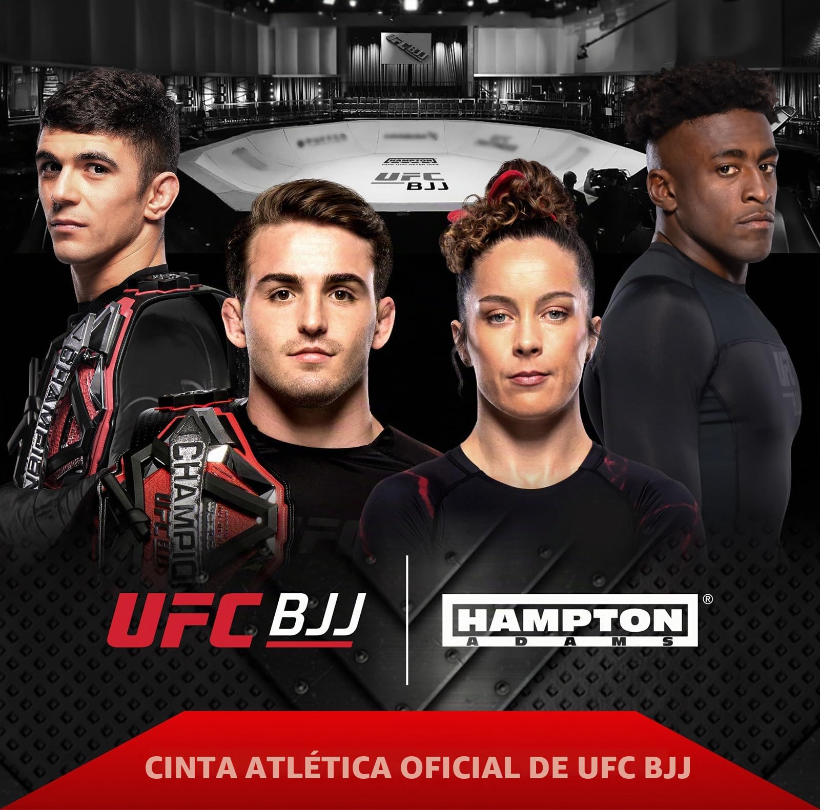 Hampton Adams Cinta para Dedos - Cinta Atlética | 0.3 ”X 45 Pies - para Escalada En Roca, BJJ Jiu Jitsu, Grappling, MMA, Crossfit Y Artes Marciales por Hampton Adams |Blanco|8 Unidades (Paquete De 1)