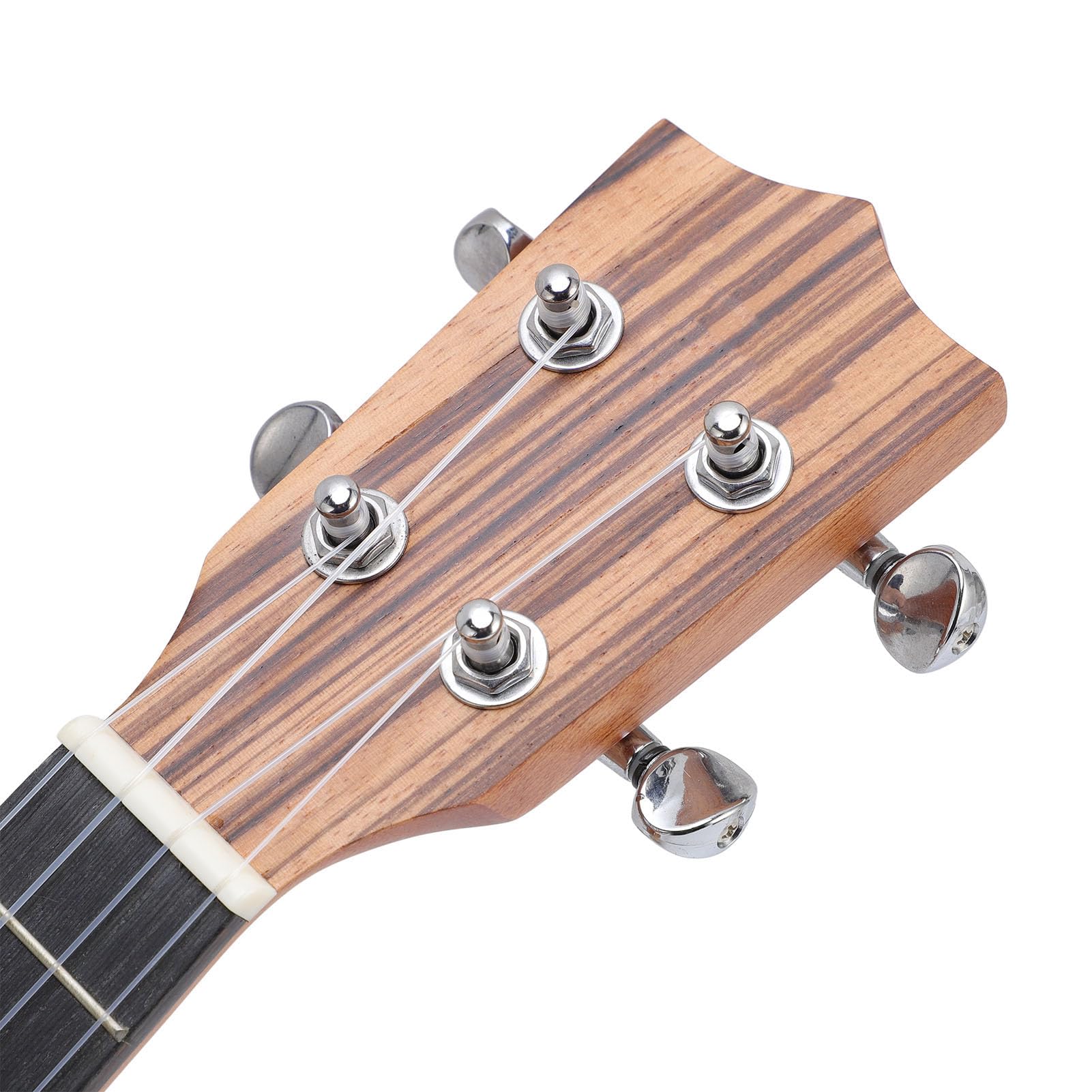 VGEBY Sopran-Ukulele aus Zebraholz, 53,8 cm (21 Zoll), für Anfänger, mit Tasche, bequeme Plektren für Kinder, Erwachsene, Studenten