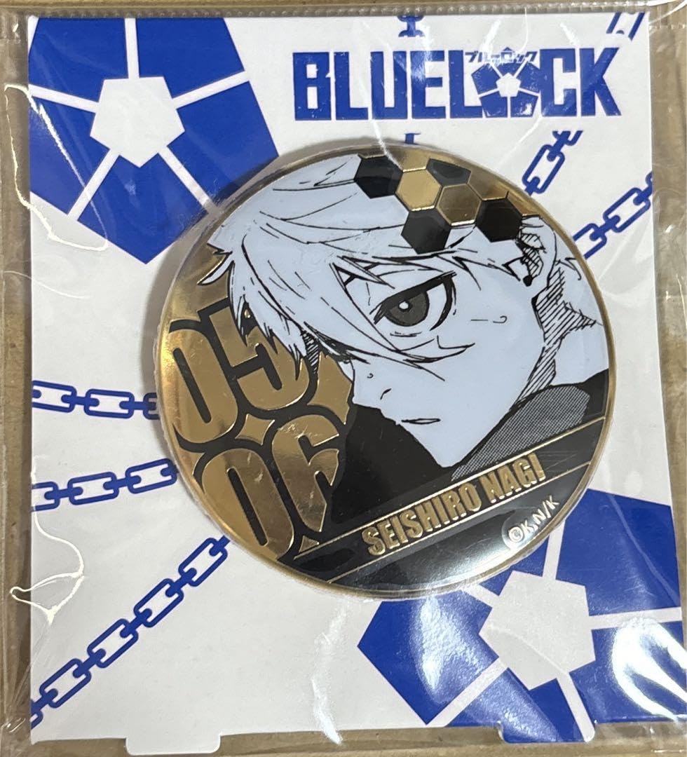 ブルーロック ブルロ バースデイメタル缶バッジ 凪誠士郎 凪誠士郎 バースデイメタル缶バッジ グッズ-バッチ】ブル
