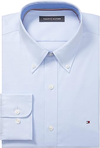 Miniatura 3 de Tommy Hilfiger Camisa de vestir para hombre Slim Fit Stretch Oxford