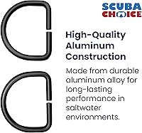 Vista 4 de Scuba ChoiceScuba Choice Aluminum BCD D-Ring Set