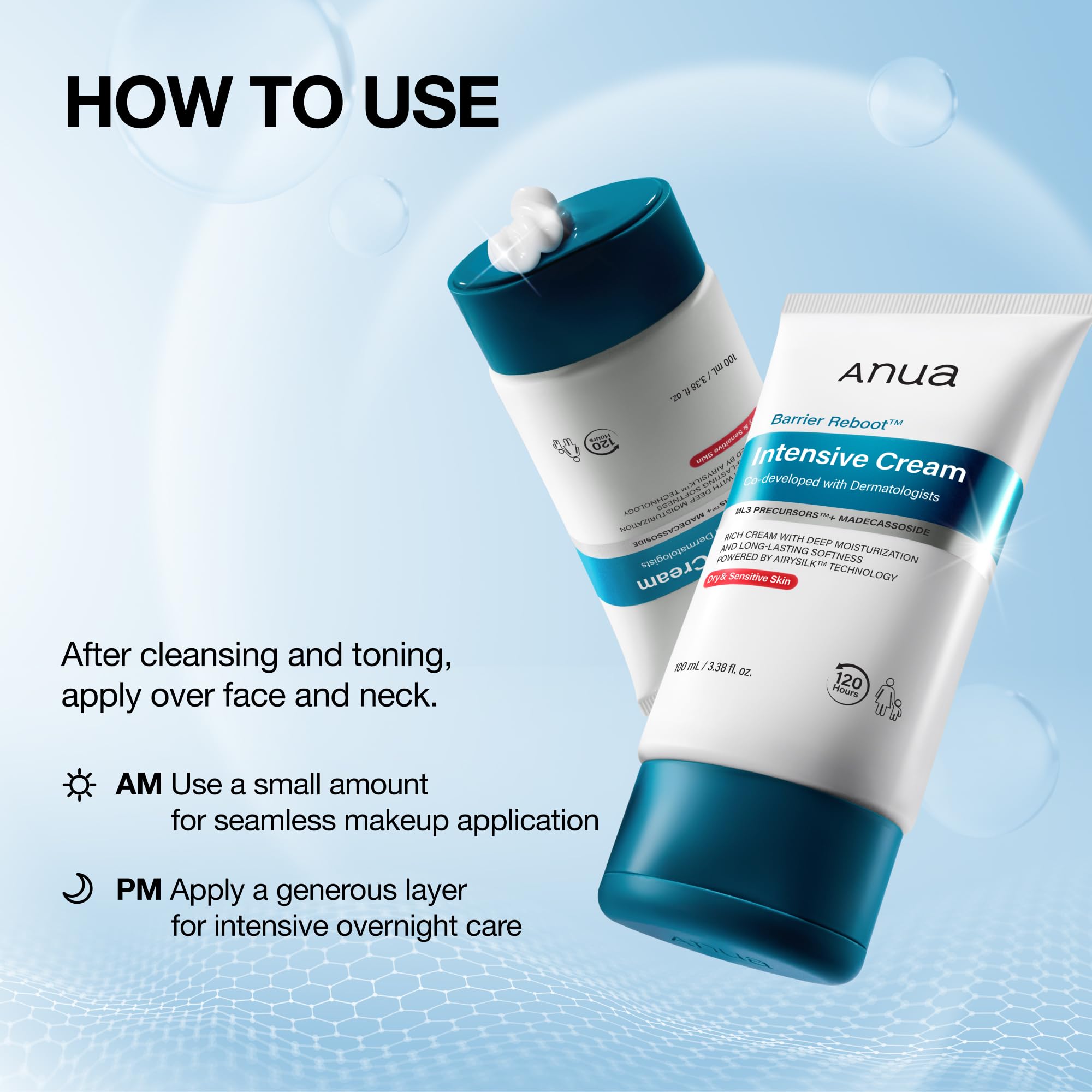 ANUA Barrier Reboot Intensive Cream with Madecassoside & Panthenol
