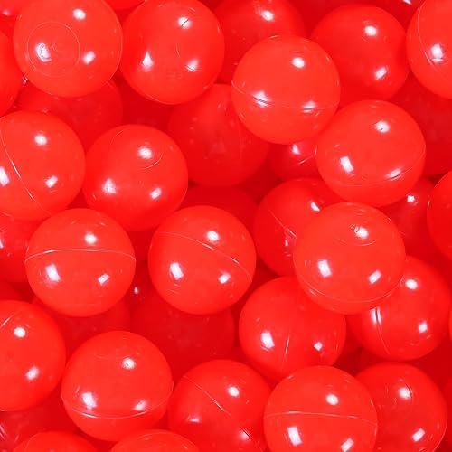 STARBOLO Pelotas para niños, paquete de 100 170 bolas de repuesto de plástico a prueba de aplastamiento para hogueras de bolas, colores brillantes