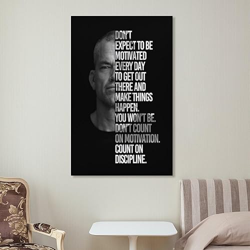 Miniatura 7 de MOJDI Jocko Willink - Póster de citas famosas de positividad, póster de arte de pared para estética y decoración de habitación, póster de arte de