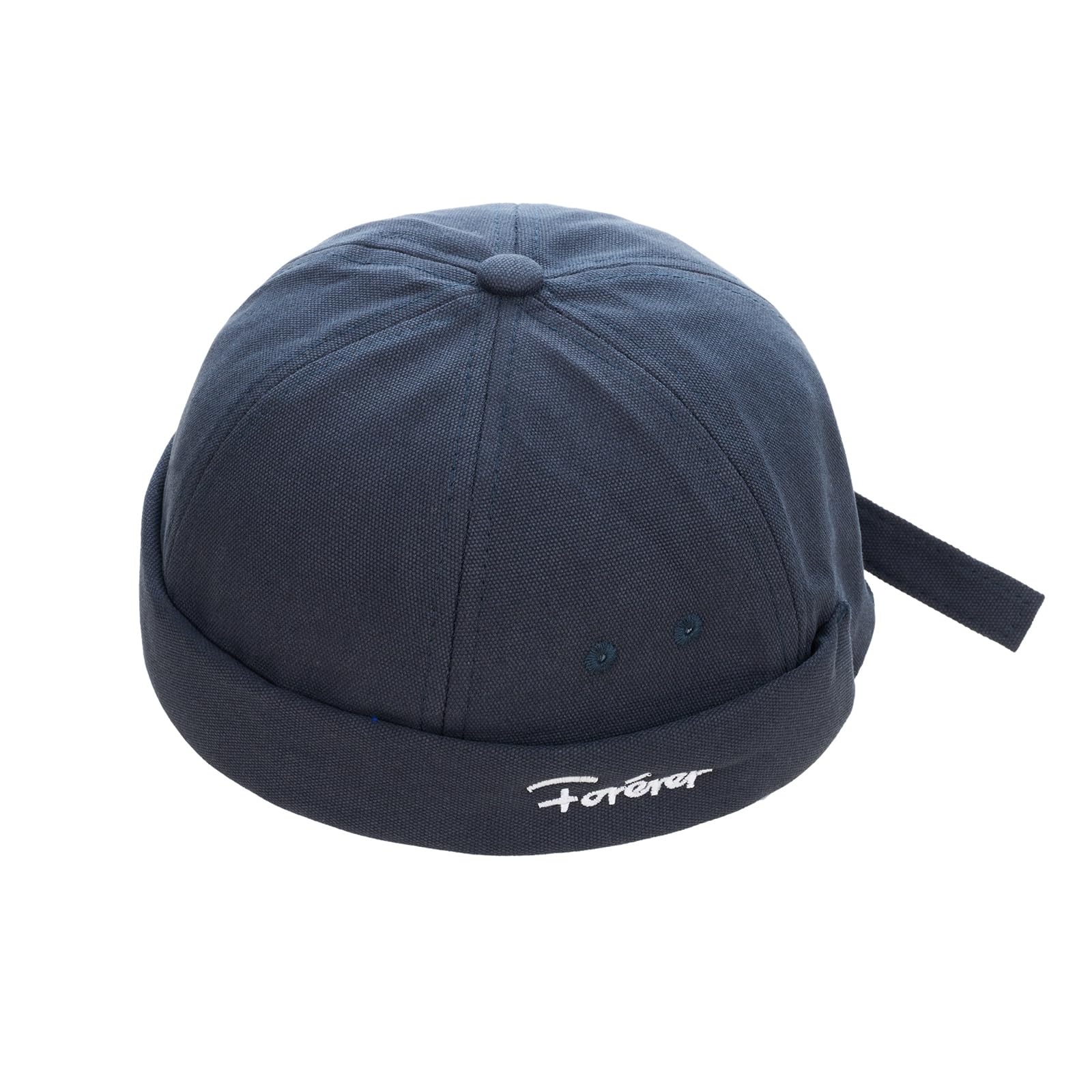 YAMEE Docker Cap męska czapka marynarska w stylu vintage, haftowana, damska, modna czapka beanie, uniseks, regulowana, czapka marynarska męska na co dzień, czapka motocyklowa (obwód czapki: 56-58 cm)