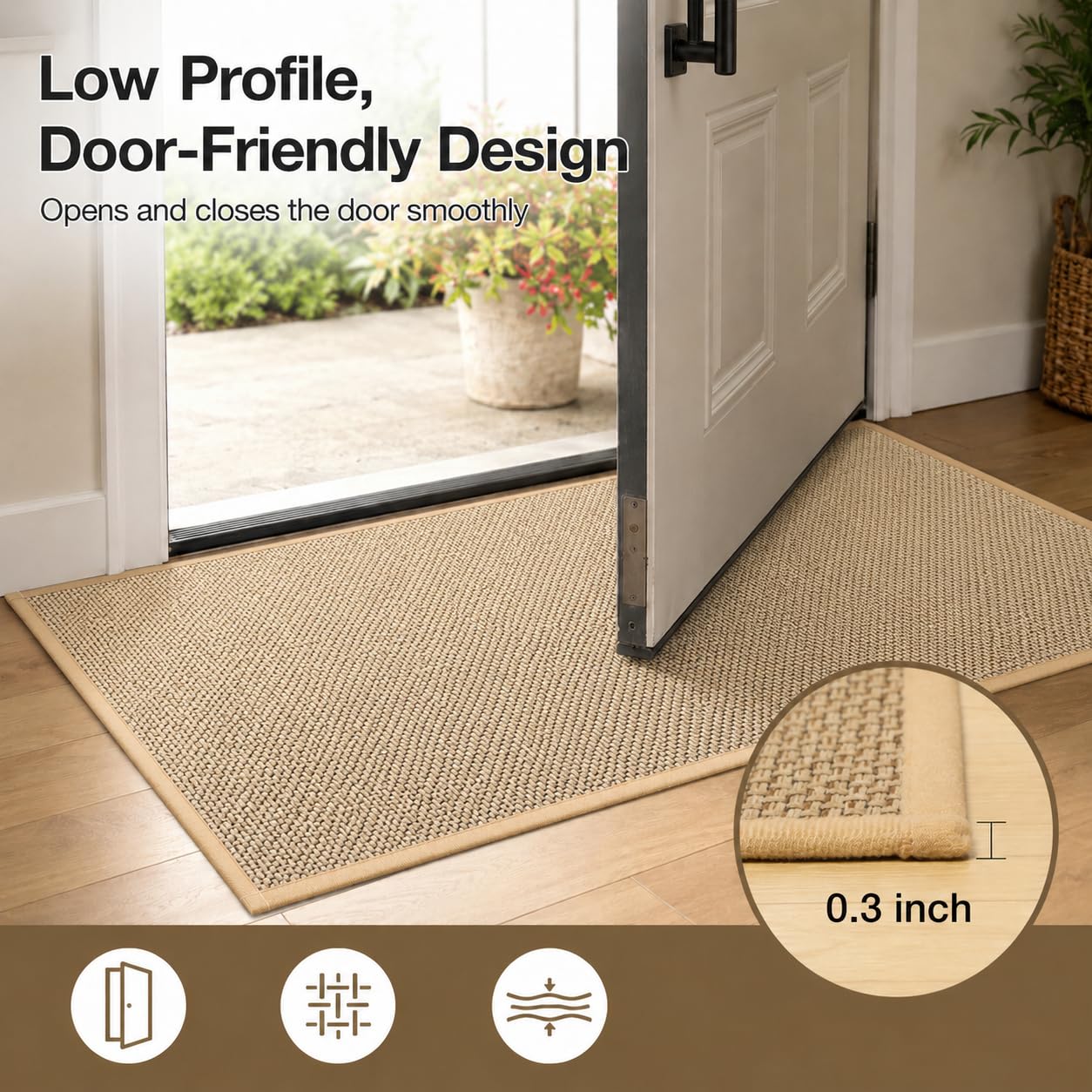 2x3 Door Mat - Non-Slip Entry Mat -5