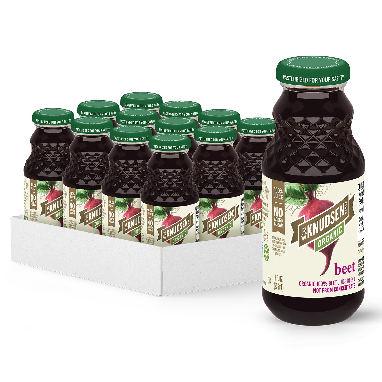 Organic Beet Juice, 8 fl oz (Pack of 12)