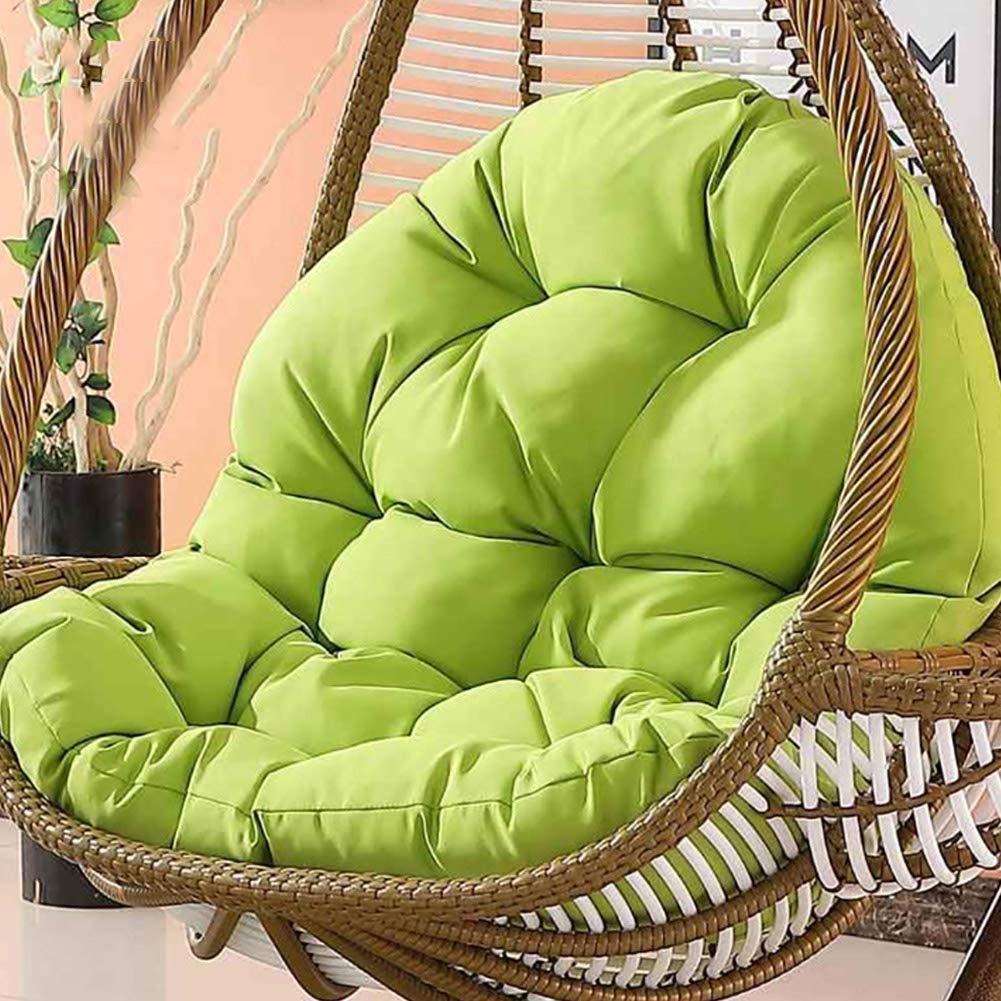 Coussin pour chaise suspendue œuf en rotin - Tapis de fauteuil suspendu osier luxueux