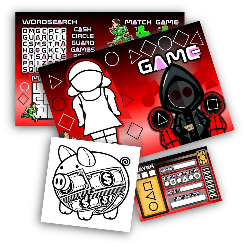 Symbol Games 36-Piece Party Favour Pack - Fun Squid Gifts for Kids' Parties