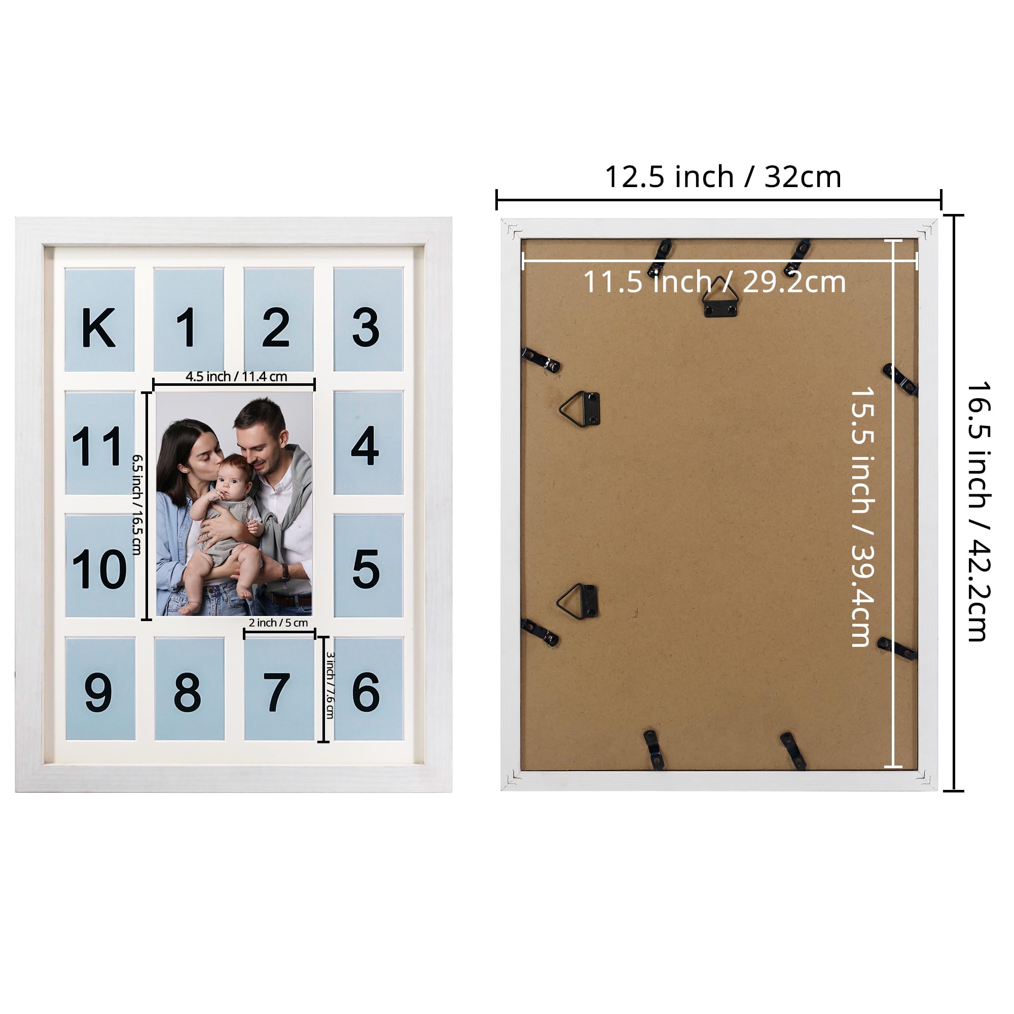 Amazon.co.jp: Hodeframe コラージュ写真フレーム 12x16インチ マルチ