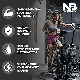NutraBio Alpha EAA - All-Day Amino Acids for Muscle Growth and Hydration - Essential Amino Acids with Nootropics & Adaptogens- Full Spectrum EAA BCAA Powder - 30 Servings - Strawberry Lemon