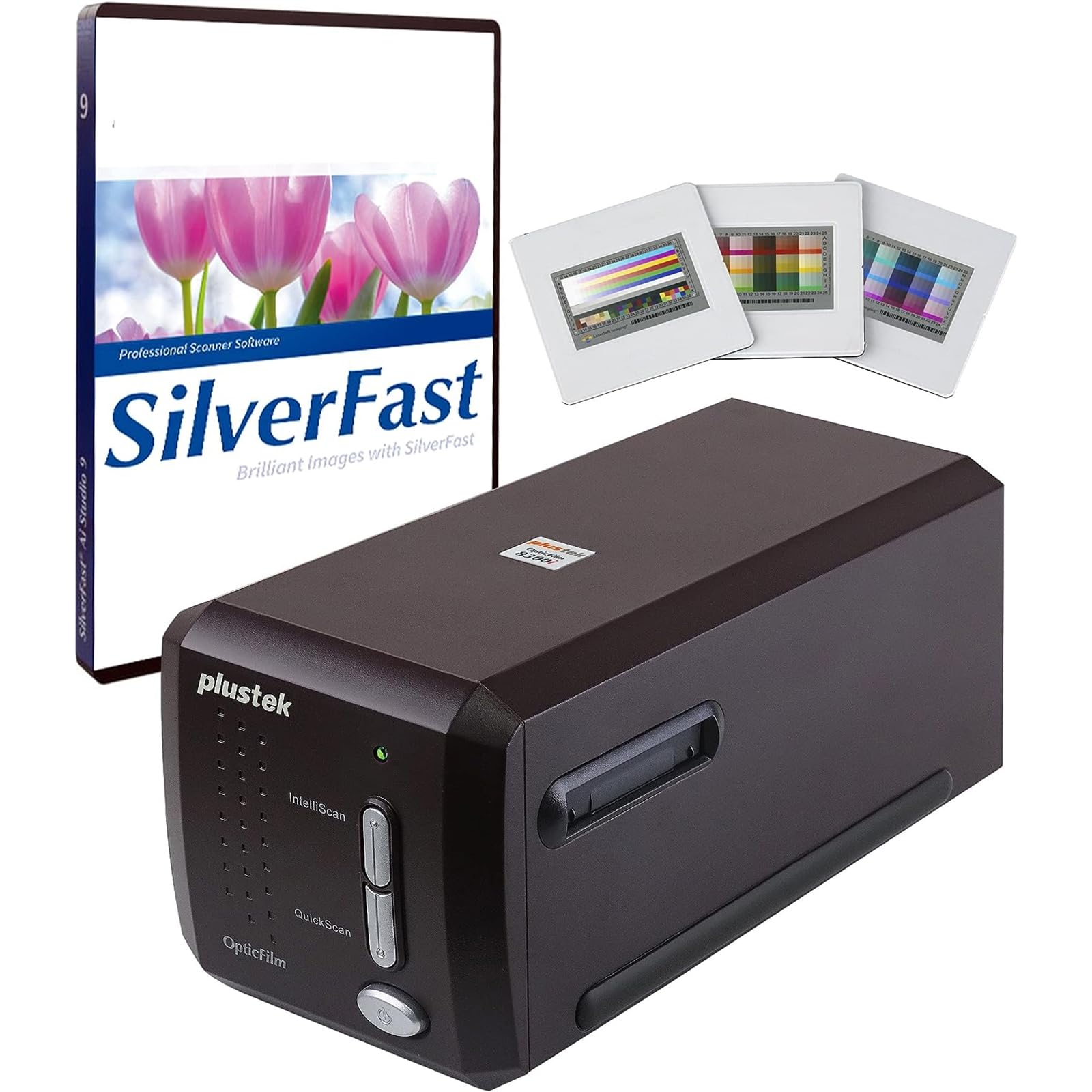 Scanner Automatique Films Et Diapositives,numériseur Films Et Diapositives 35mm avec Une Résolution 7200dpi Et Une Densité Dynamique 3,6D,réparation Poussière/Rayures Et Édition Logiciels