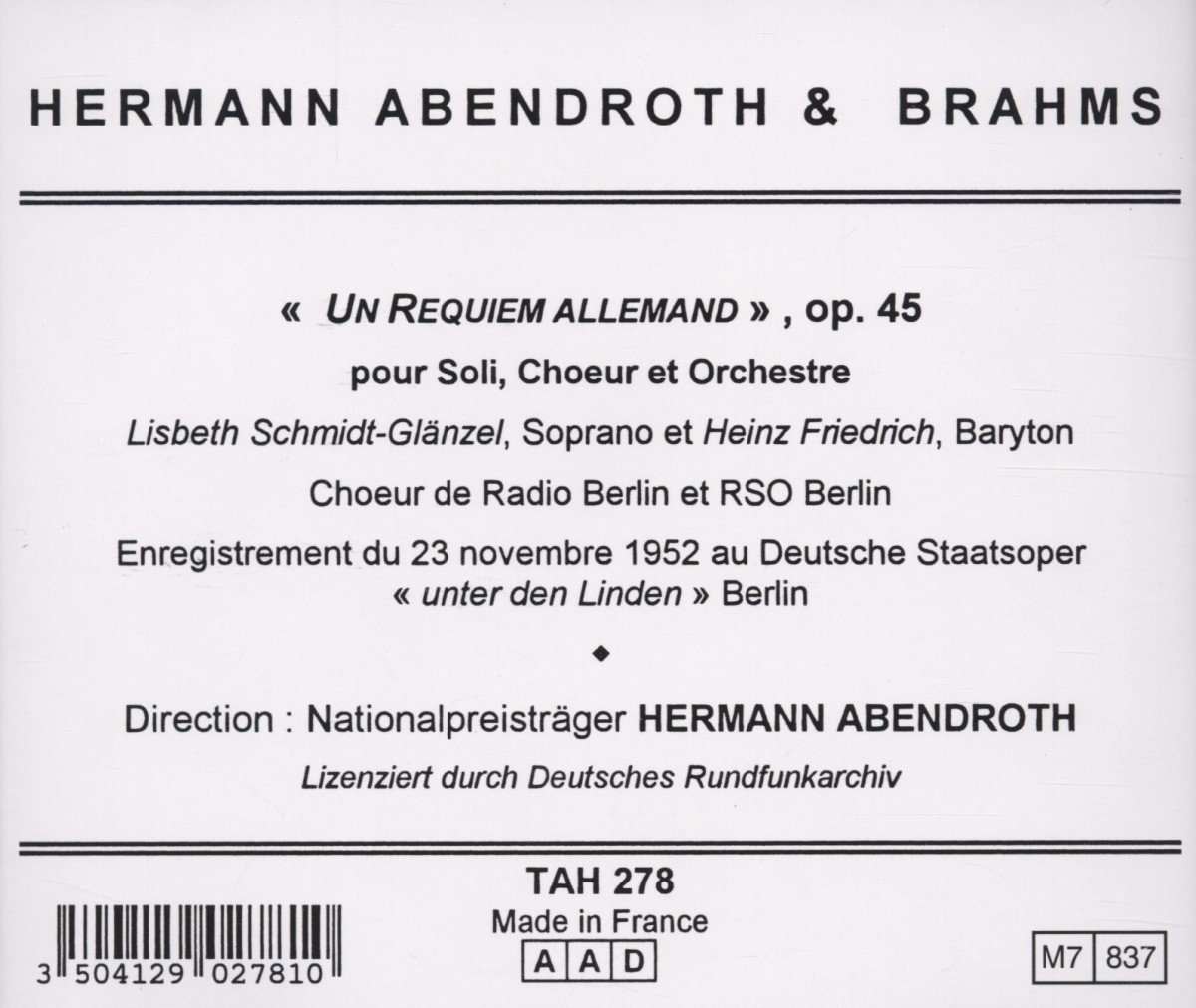 A German Requiem
