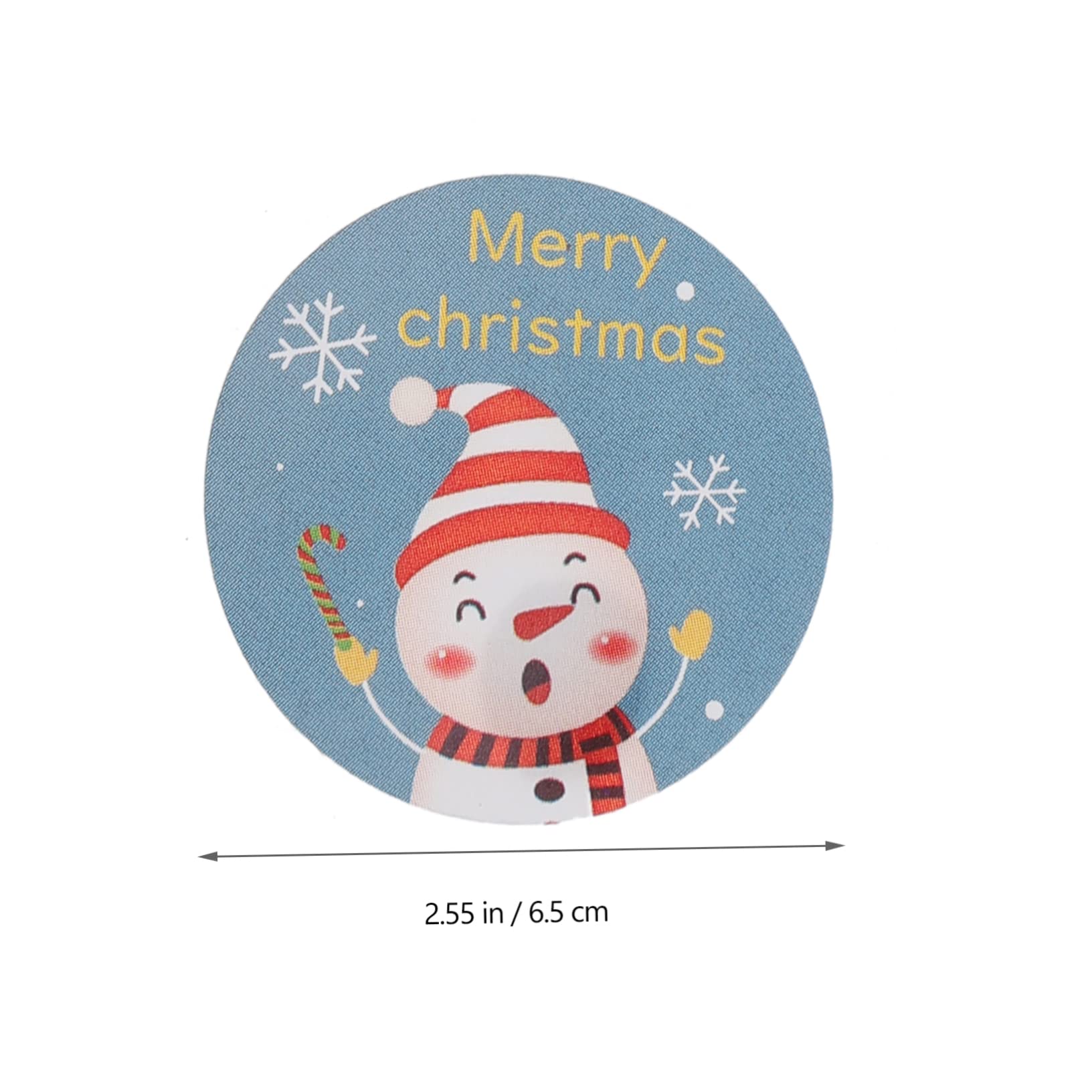 SHINEOFI 8rotoli Etichette Adesive Natalizie Stickers Per Decorazioni Adesivi Festivi Per Buste Renne e Facili Applicare