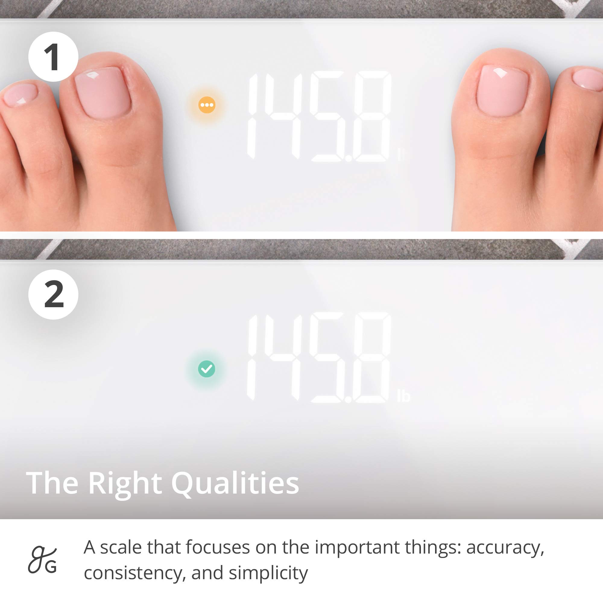 Greater Goods Digital AccuCheck Bathroom Scale For Body