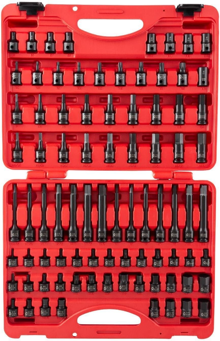 3569 3/8" Dr. Master Hex Bit Impact Socket Set (84 Piece)