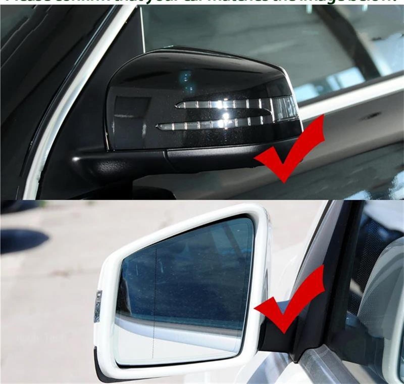 Vidrio Espejo Retrovisor Placa Retrovisora Cristal Espejo Retrovisor Calefactable Lateral Puerta Izquierda Y Derecha Para Benz GL ML GLE Clase W164 W166 C292(Left Right)