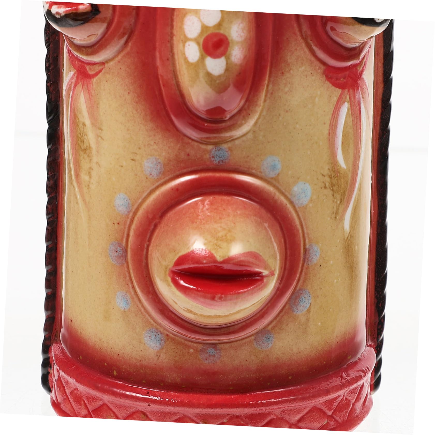 Cabilock 2 Piezas taza tiki juice cup vasitos para postres vasos de vino tea mug vasos vino copa para vino vasos tiki de porcelana copa de coctel copa de vino decorativa gafas tiki cerámica