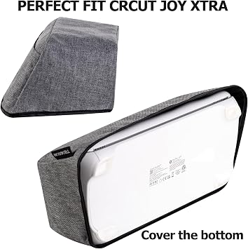 TRO&HOM Dust Cover Compatible with Ccut Joy Xtra Smart Cutting Machine,Cover with Pockets for Crcut Accessories and Tools